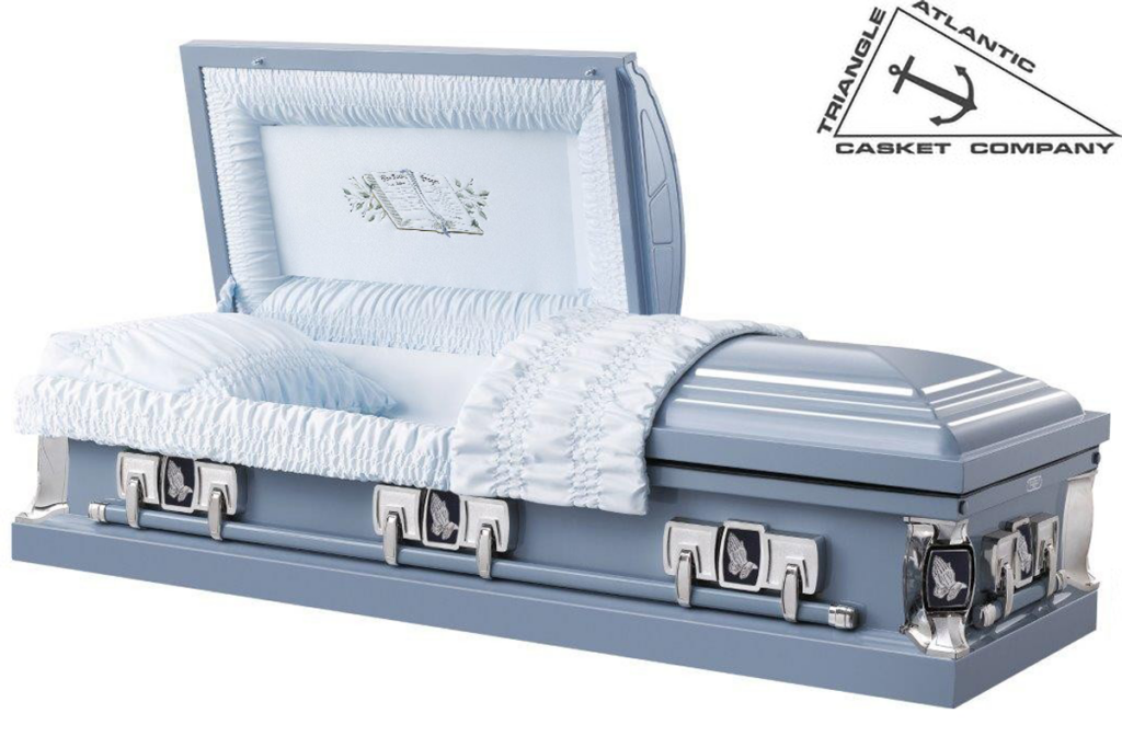 Triangle Atlantic Casket Company Reverence Blue